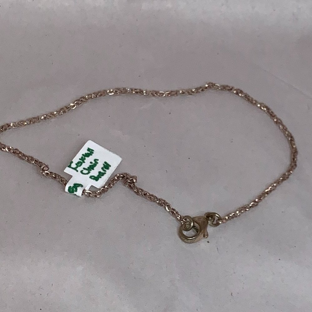 9 1/2" Sterling Silver Foxtail Anklet or Bracelet